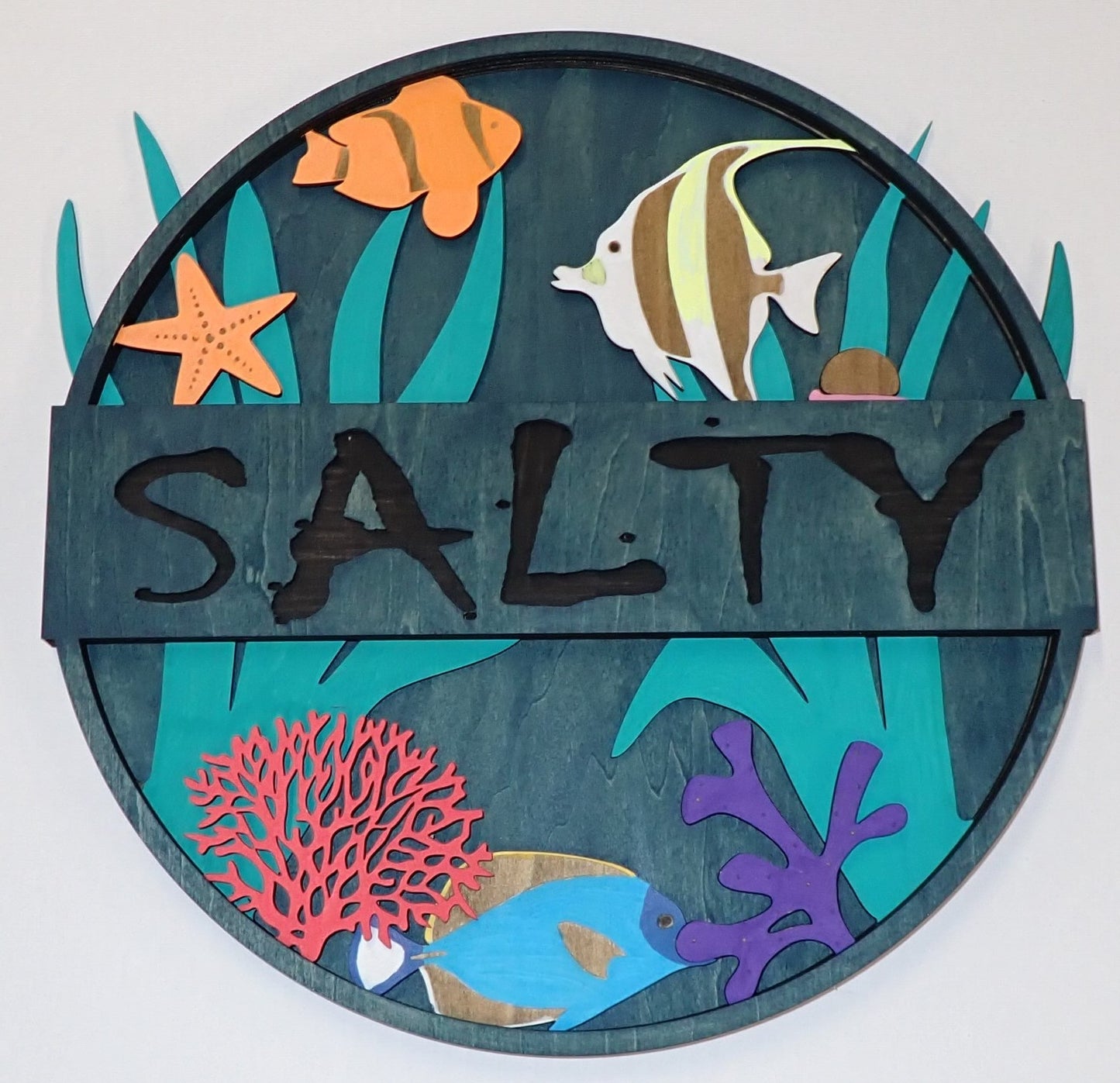 Salty Display Sign