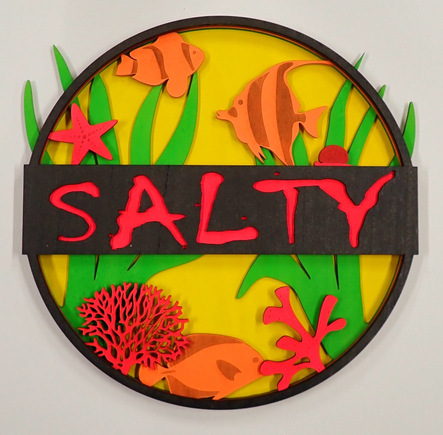 Salty 1  Display Layered Art