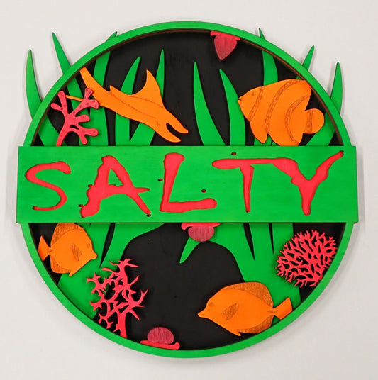 Salty 3 Display Layered Art