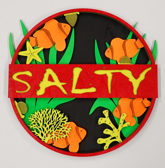 Salty 2 Display Layered Art