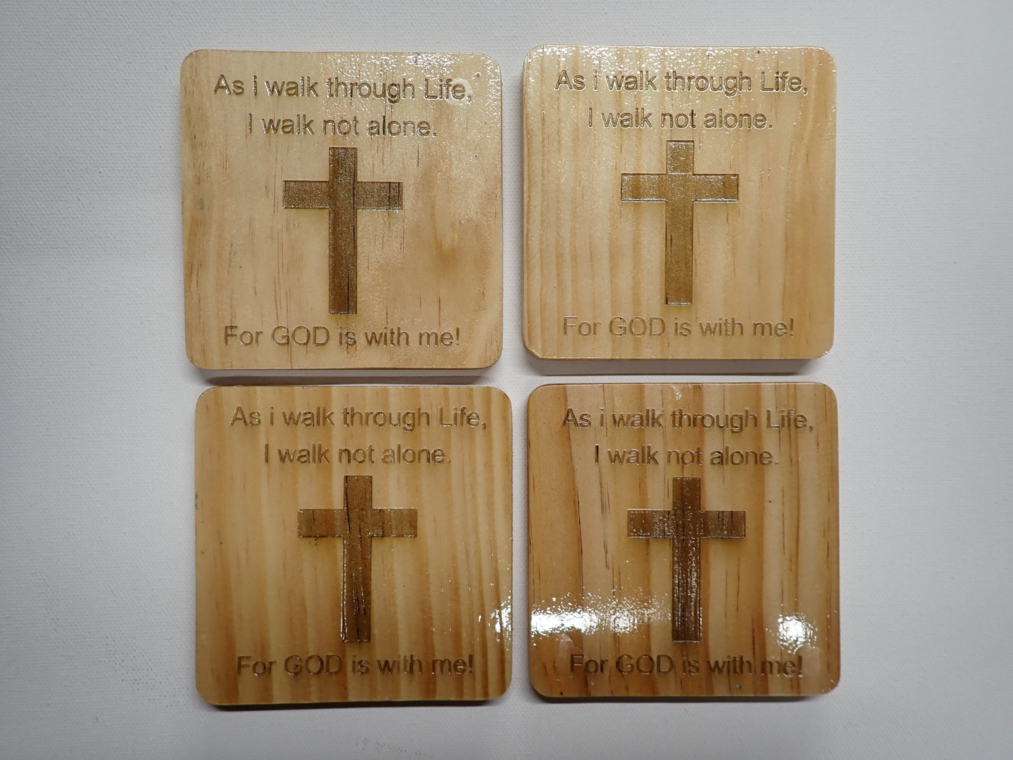 God is with me Coasters