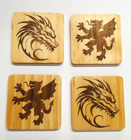 Wood Coaster Dragon